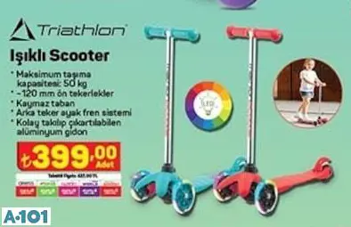 TRİATHLON IŞIKLI SCOOTER TRİATHLON IŞIKLI SCOOTER